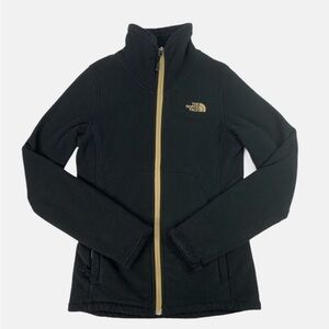 The North Face Morning Glory Fleece Jacket C708 Black And Gold Size Small